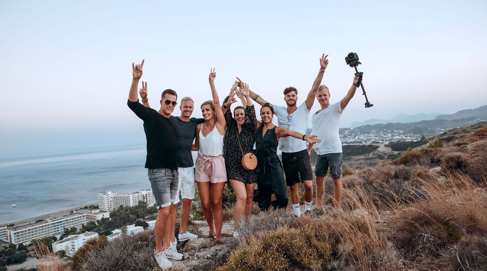 Gruppenfoto Bloggerreise Faliraki Rhodos ITS Coop Travel