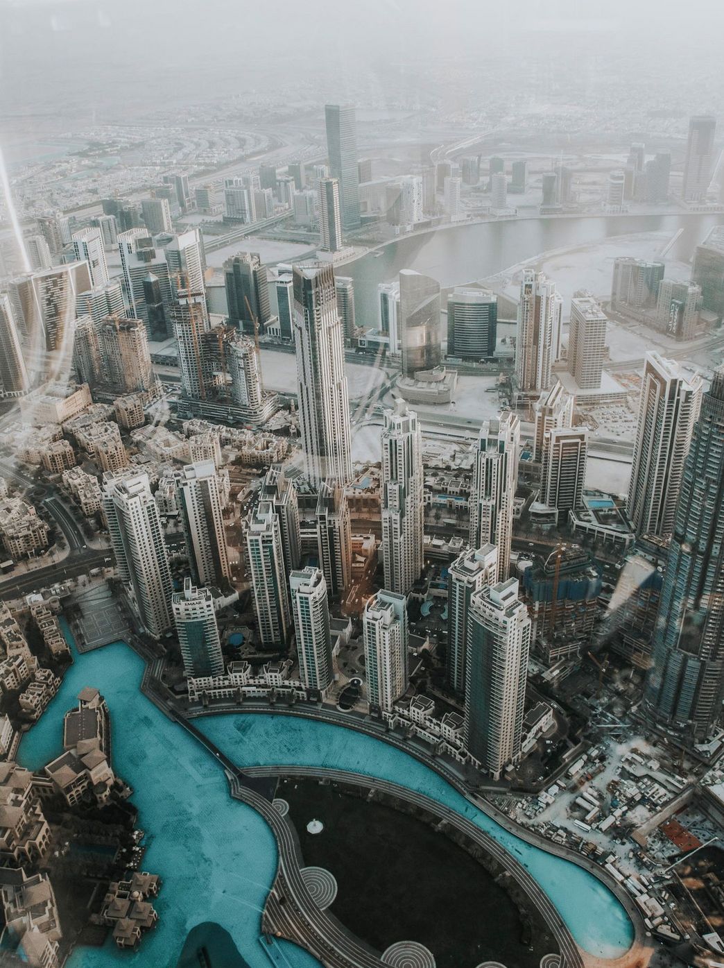 Aussicht vom Burj-Khalifa Dubai