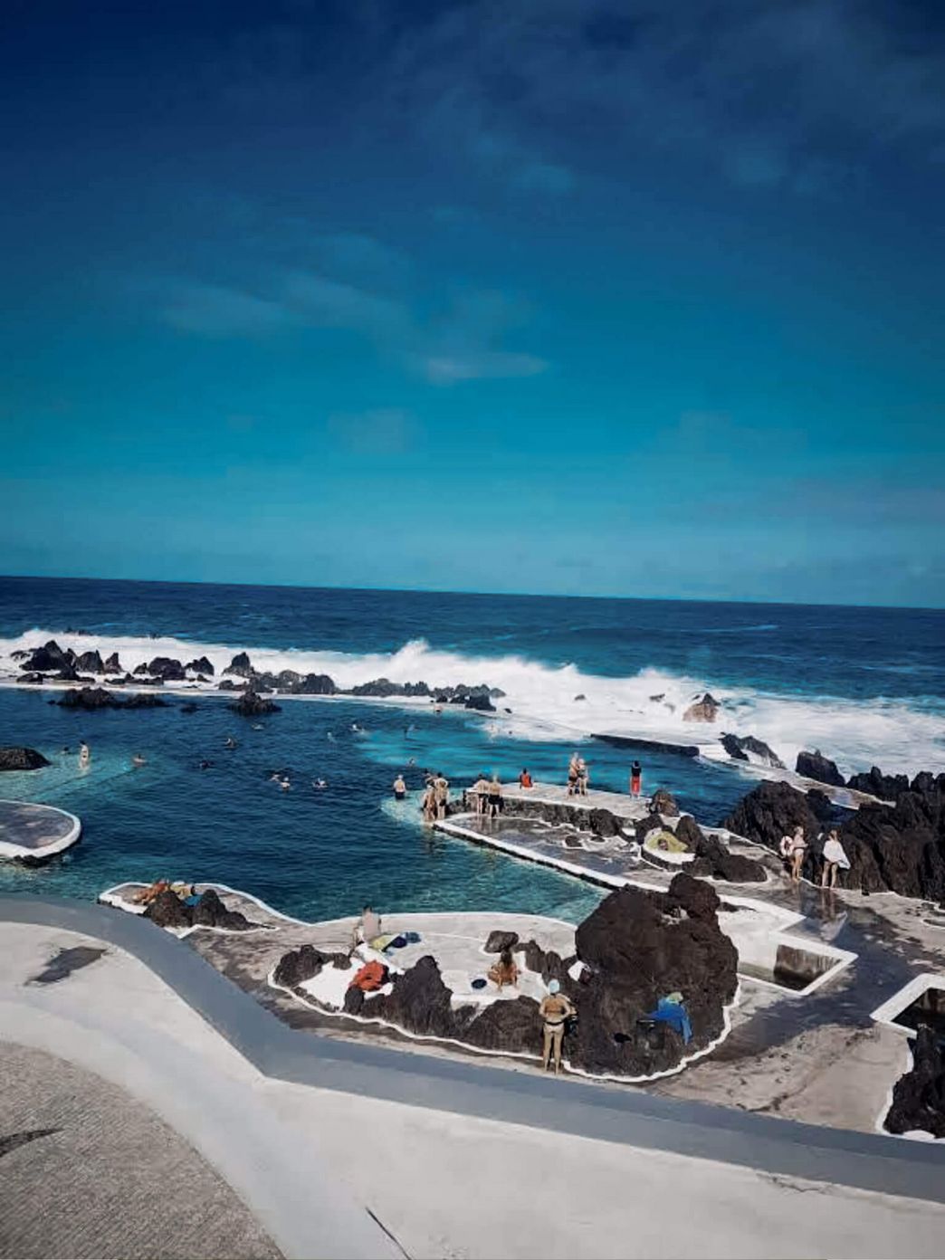 Meeresbecken Porto Moniz Madeira Meeresbecken Porto Moniz