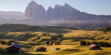 Ausblick über die Seiser Alm