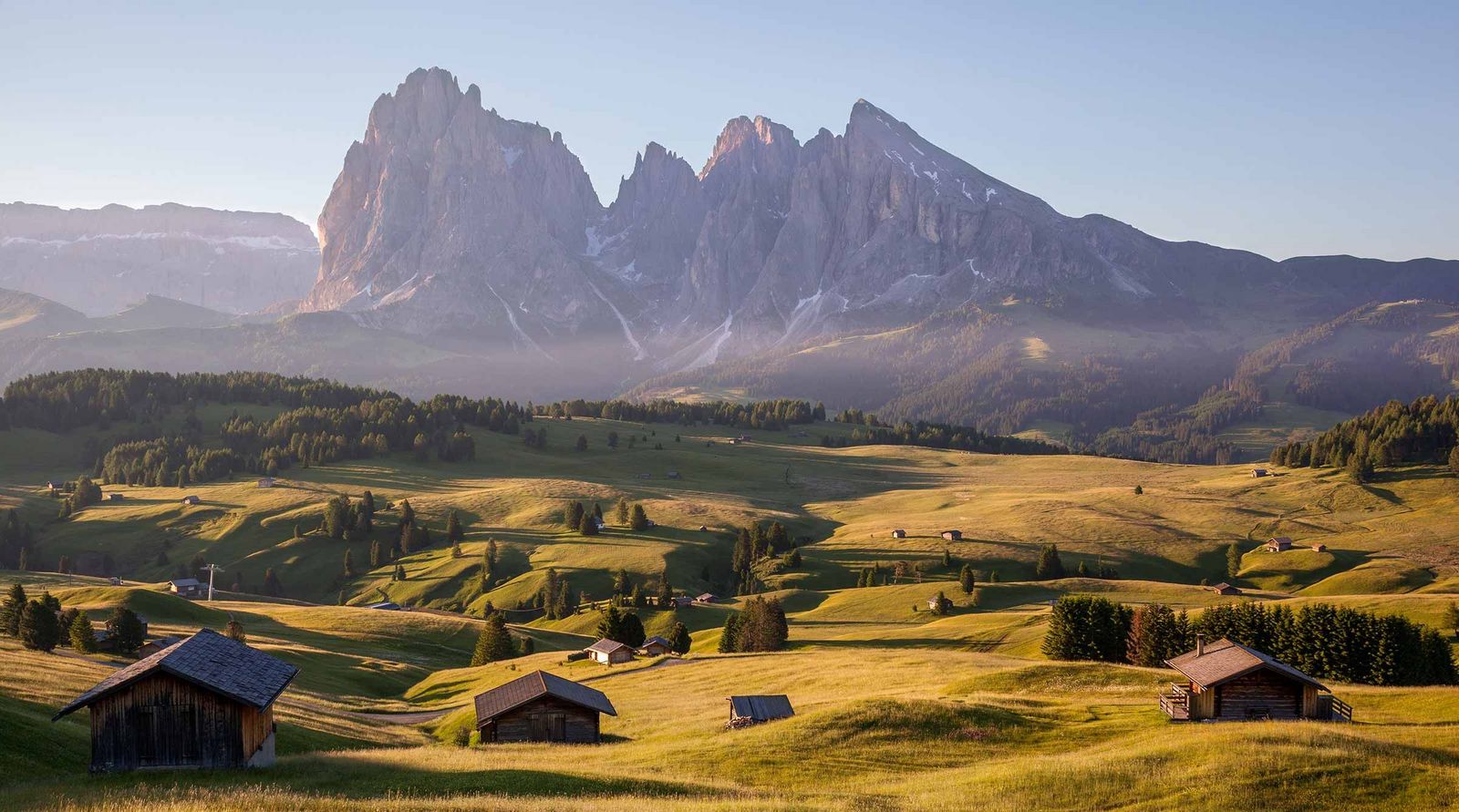 Ausblick über die Seiser Alm