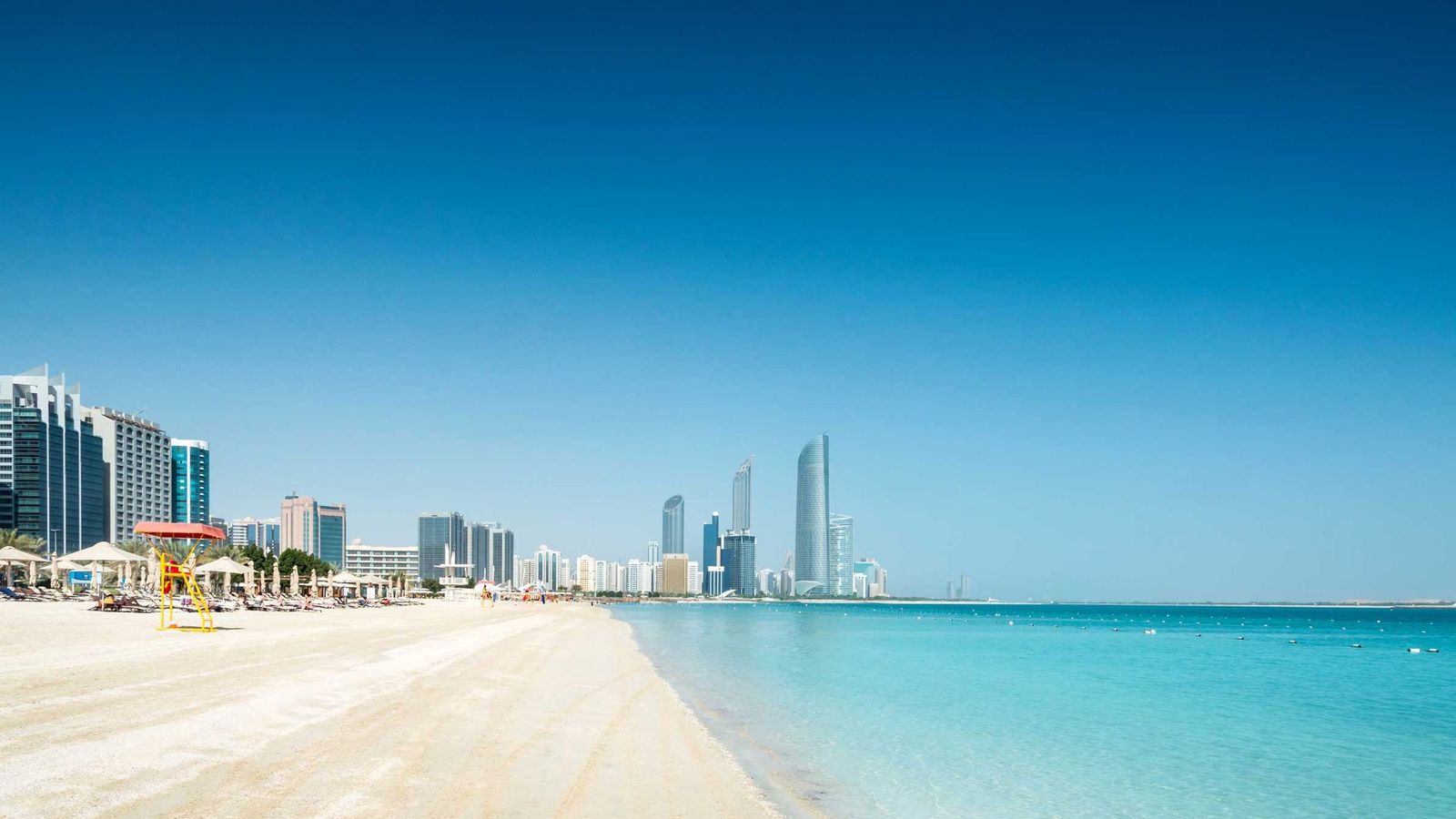 Abu Dhabi Vereinigte Arabische Emirate Skyline