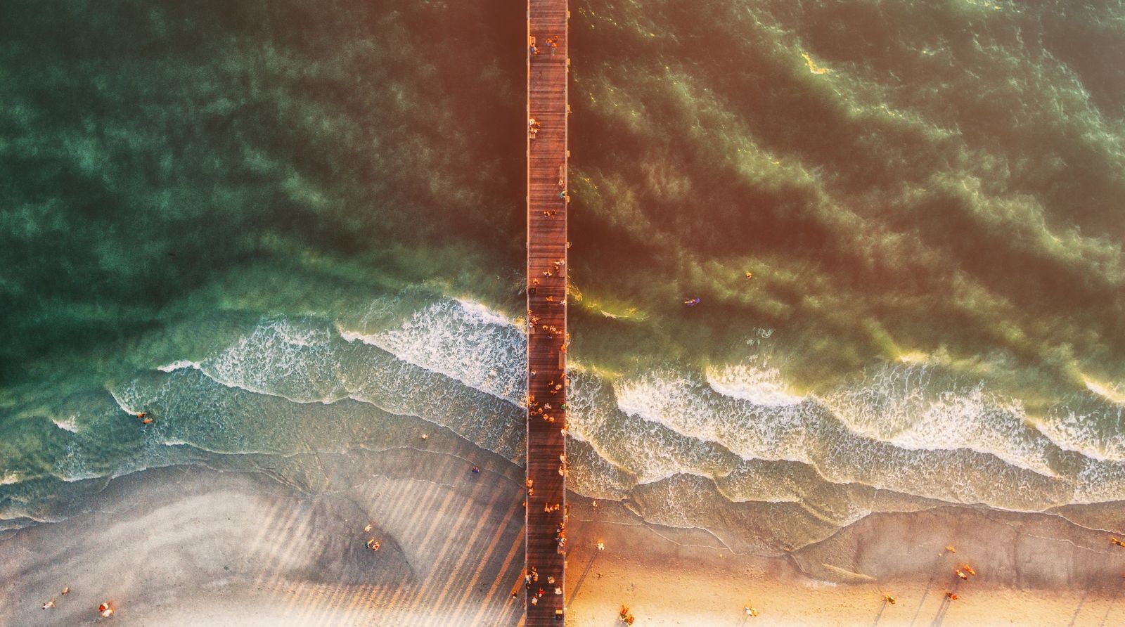 Badeferien Sommer Herbst Europa ITS Coop Travel Strand mit Pier