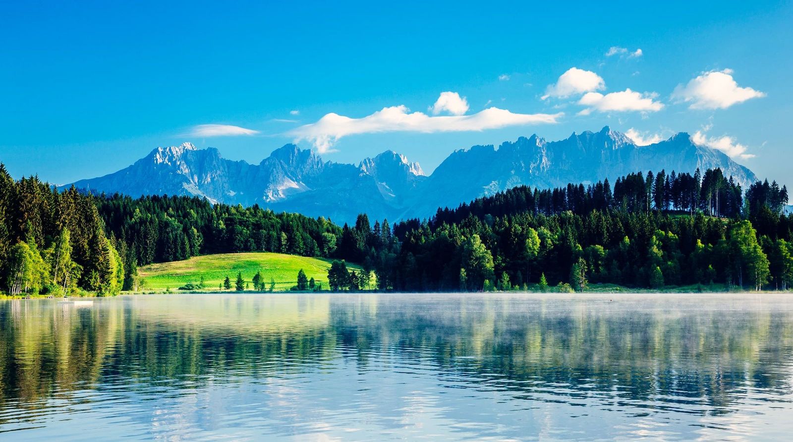 Oesterreich Tirol See Wilder Kaiser