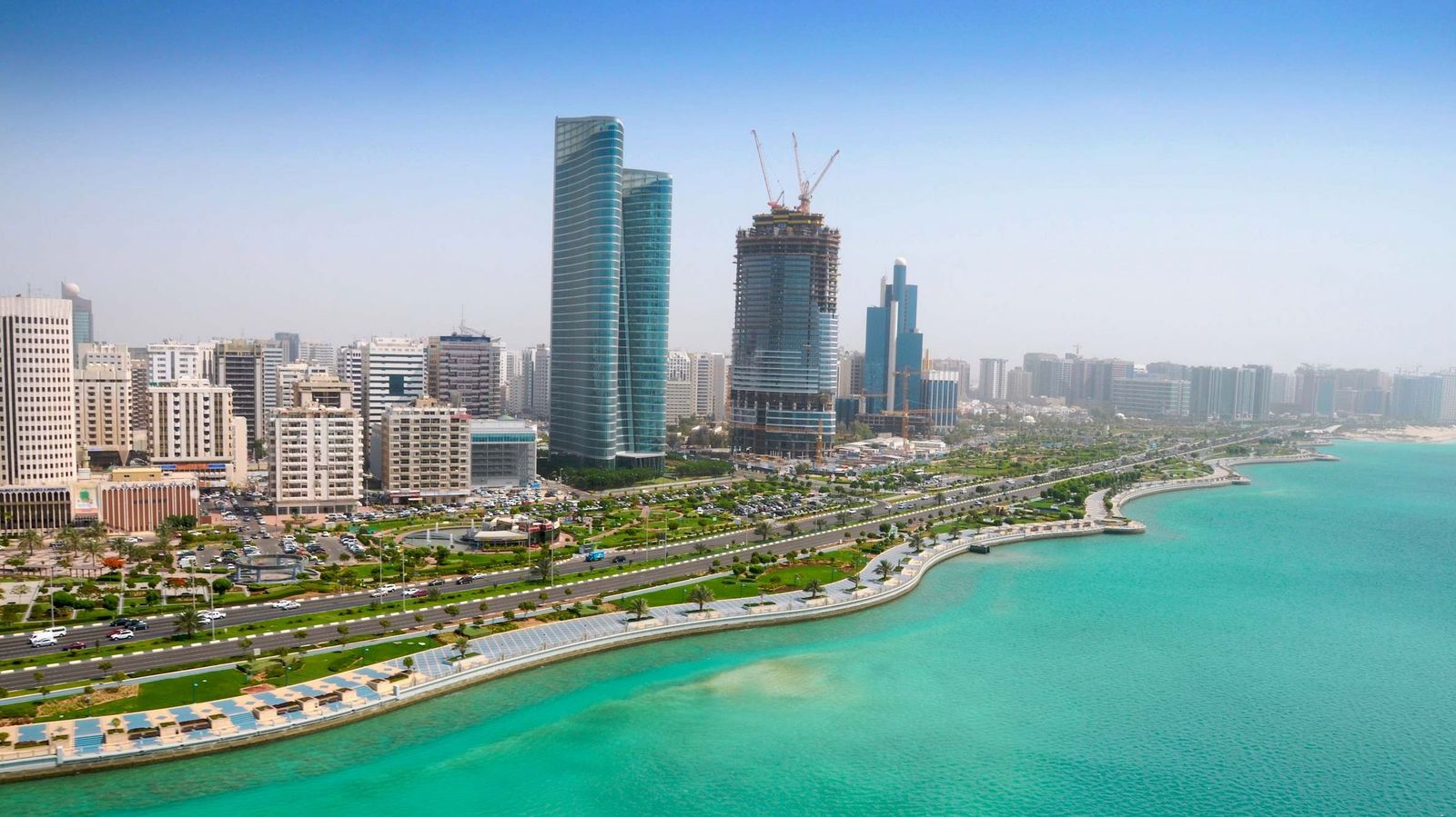 Abu Dhabi Vereinigte Arabische Emirate Corniche Road