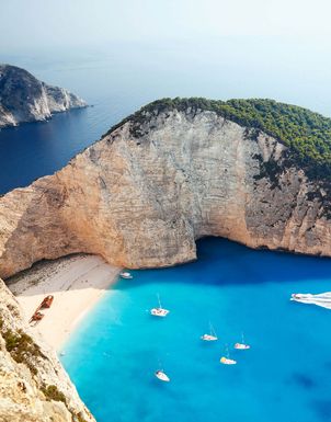 Zakynthos Griechenland Strand Erwachsenenhotel Griechenland