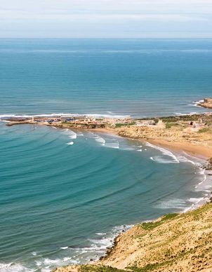 Küste von Agadir in Marokko