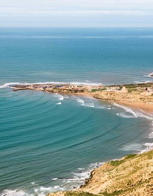 Küste von Agadir in Marokko