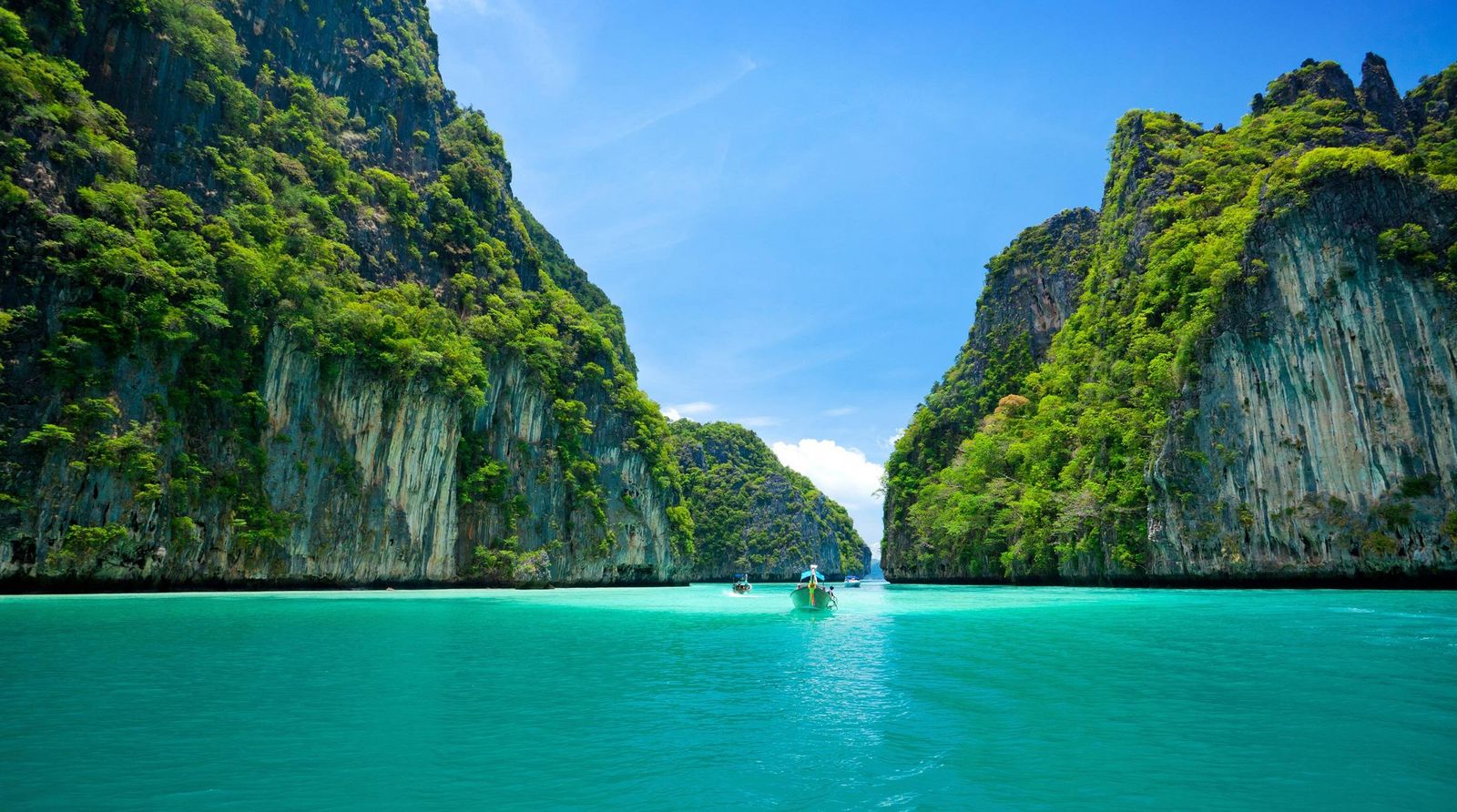 Krabi Thailand Felsen türkisenes Meer