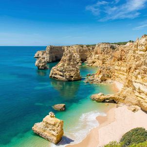 Kueste der Algarven in Portugal