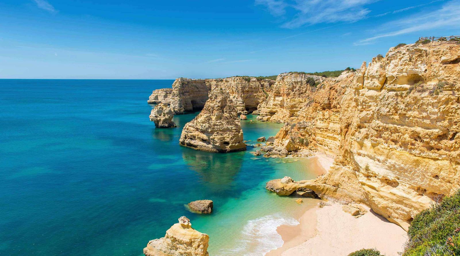 Algarve Portugal Praia da Marinha Strand