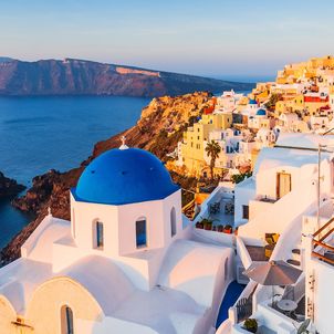 Griechenland Oia Stadt