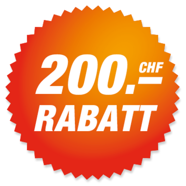 CHF 200.- Rabatt