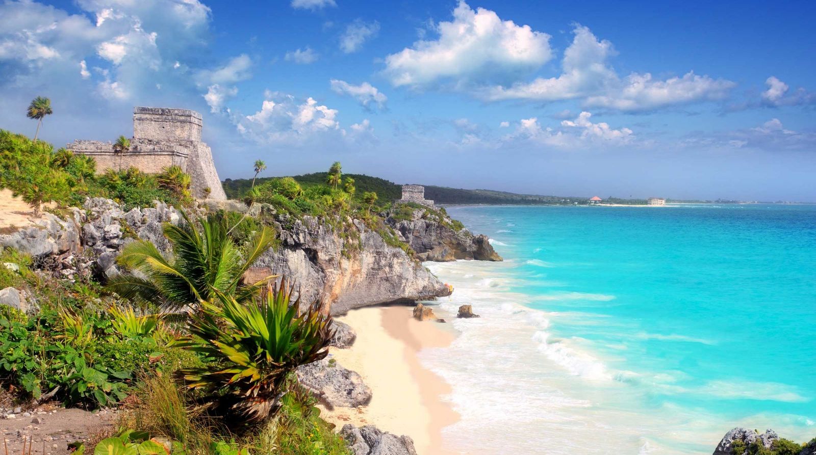 Mexiko Ferien Mayaruinen Tulum