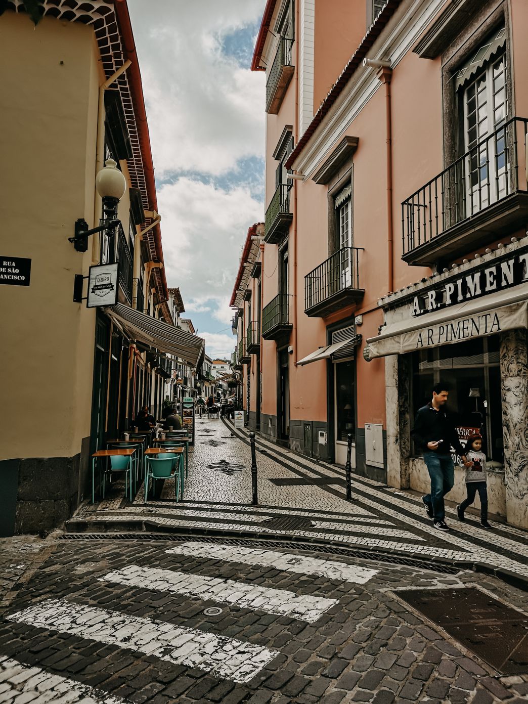 Strasse Funchal Madeira Strasse Funchal