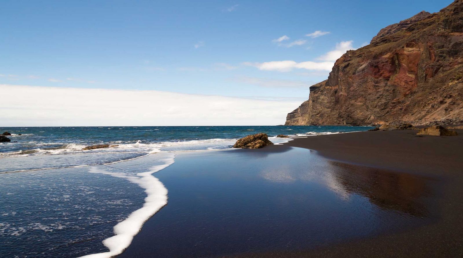 Schwarzer Strand auf La Gomera