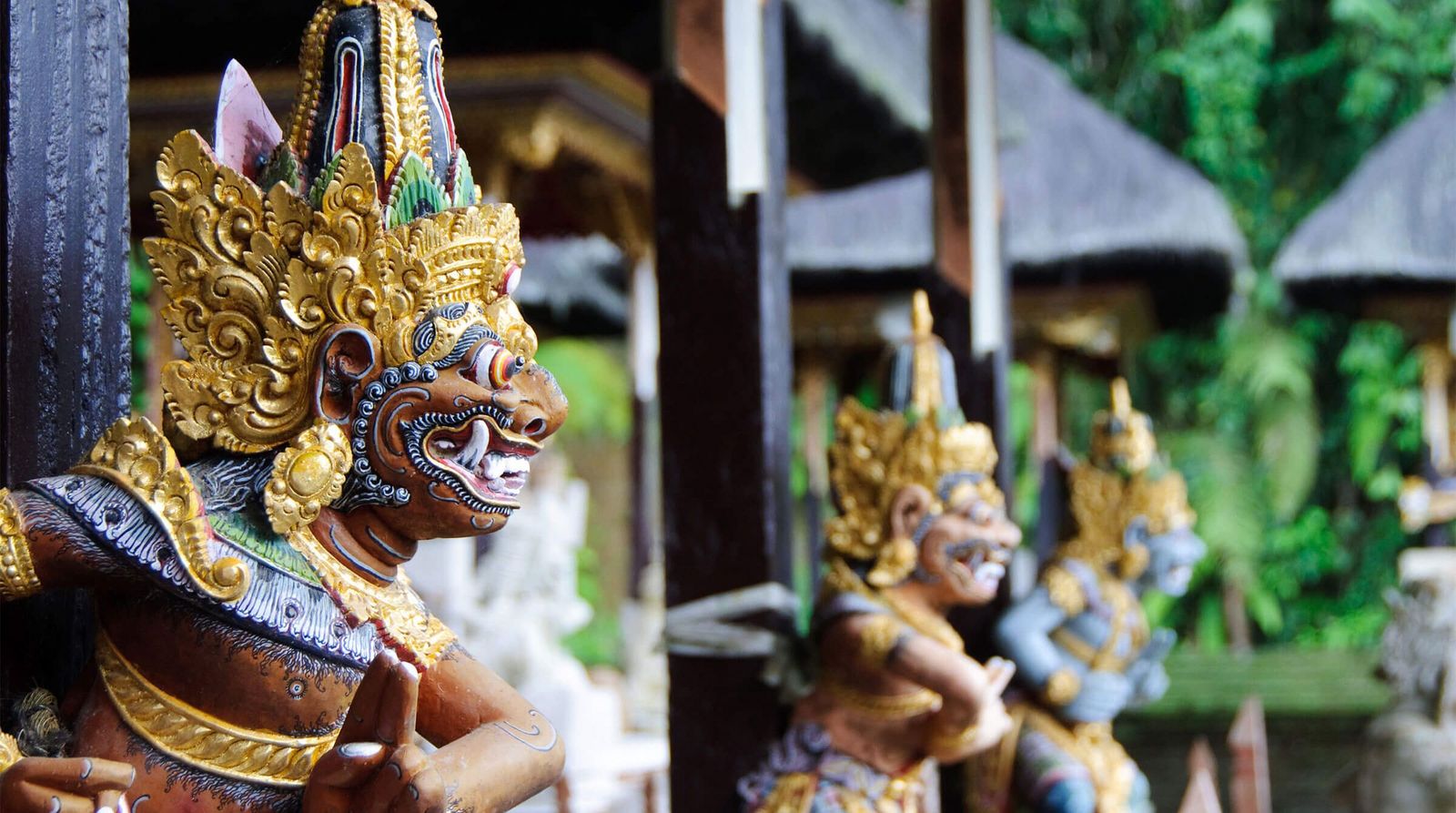 Indonesien Indonesien Bali Tempel Statuen